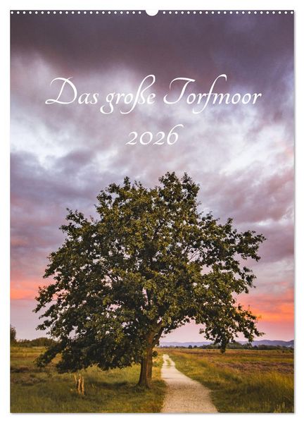 Produktbild: Das gro&szlig;e Torfmoor (Wandkalender 2026 DIN A2 hoch), CALVENDO Monatskalender