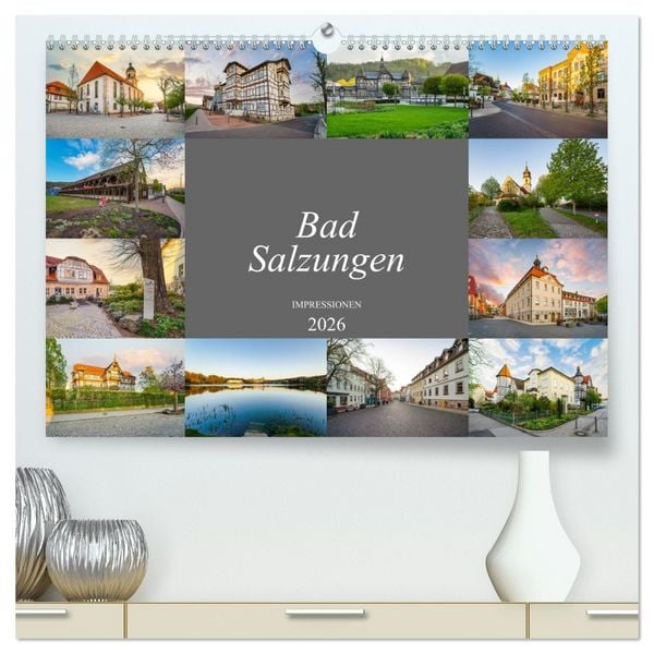 Produktbild: Bad Salzungen Impressionen (hochwertiger Premium Wandkalender 2026 DIN A2 quer), Kunstdruck in Hochglanz