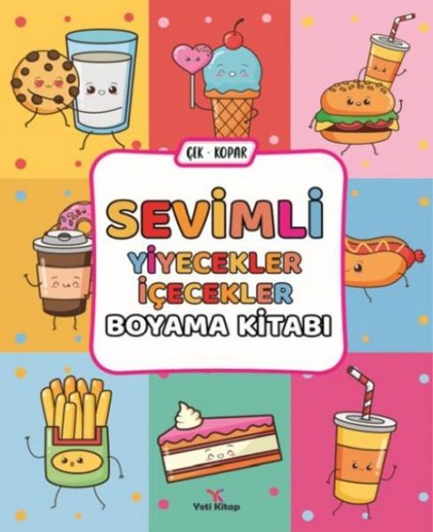 Produktbild: Sevimli Yiyecekler Icecekler Boyama Kitabi