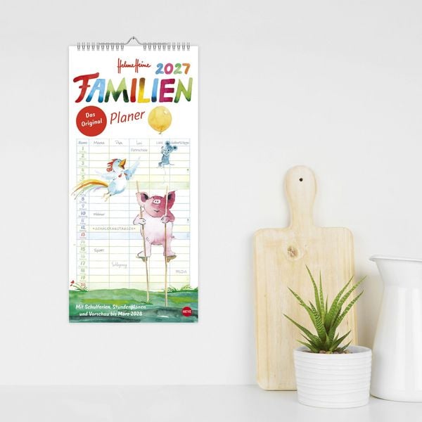 Produktbild: Helme Heine: Familienplaner 2027