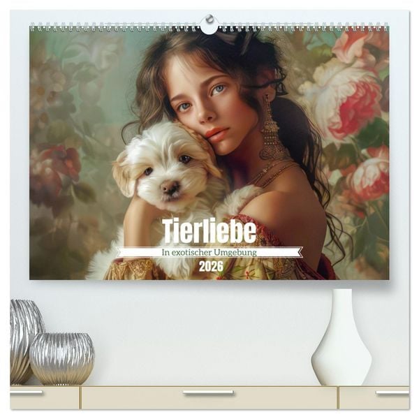 Produktbild: Tierliebe - In exotischer Umgebung (hochwertiger Premium Wandkalender 2026 DIN A2 quer), Kunstdruck in Hochglanz