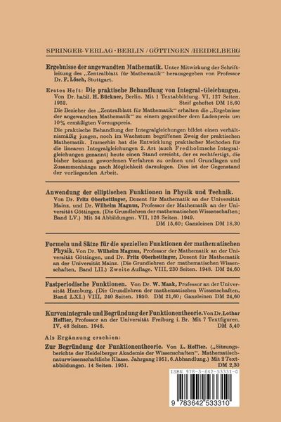 Produktbild: Die Konfluente Hypergeometrische Funktion