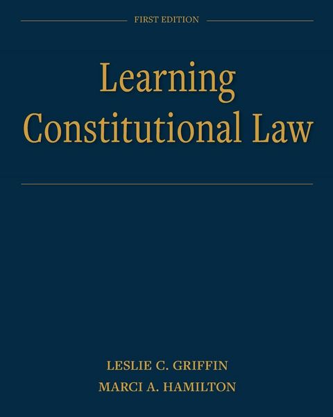 Produktbild: Learning Constitutional Law