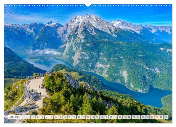 Produktbild: Urlaub im Berchtesgadener Land (Wandkalender 2026 DIN A2 quer), CALVENDO Monatskalender