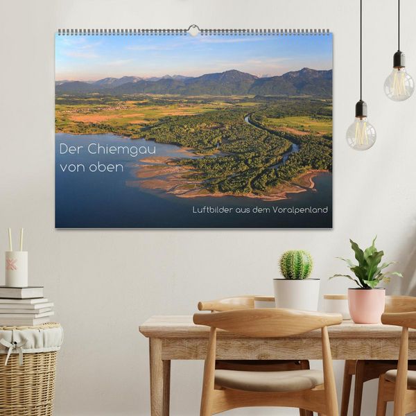 Produktbild: Der Chiemgau von oben (Wandkalender 2026 DIN A2 quer), CALVENDO Monatskalender