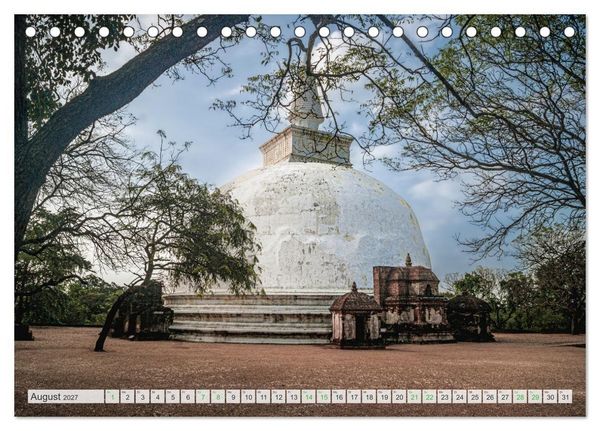 Produktbild: Verliebt in Sri Lanka (Tischkalender 2027 DIN A5 quer), CALVENDO Monatskalender