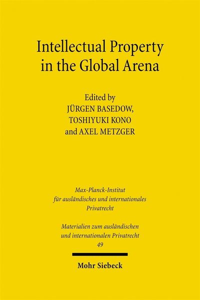 Produktbild: Intellectual Property in the Global Arena