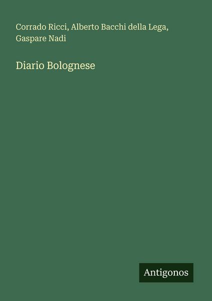 Produktbild: Diario Bolognese
