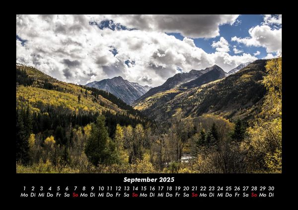 Produktbild: Bergige Welten 2025 Fotokalender DIN A3
