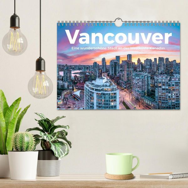 Produktbild: Vancouver - Eine wundersch&ouml;ne Stadt an der Westk&uuml;ste Kanadas. (Wandkalender 2026 DIN A4 quer), CALVENDO Monatskalender