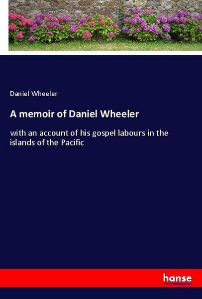 Produktbild: A memoir of Daniel Wheeler