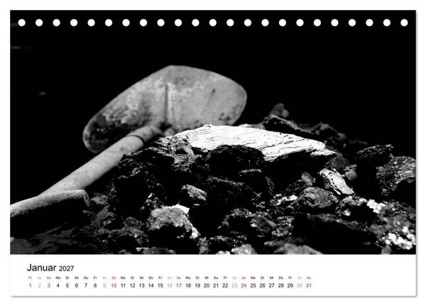 Produktbild: Helden der Arbeit - Alte Arbeitsmittel des Ruhrgebiets (Tischkalender 2027 DIN A5 quer), CALVENDO Monatskalender