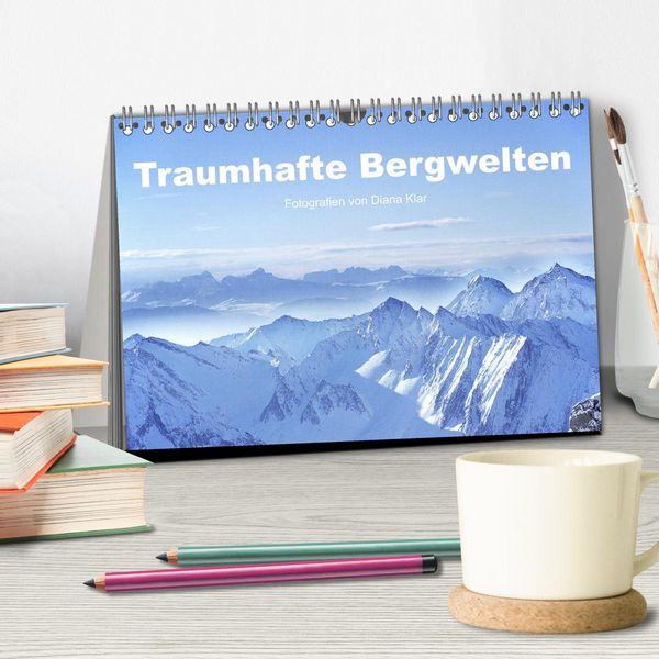 Produktbild: Traumhafte Bergwelten (Tischkalender 2026 DIN A5 quer), CALVENDO Monatskalender