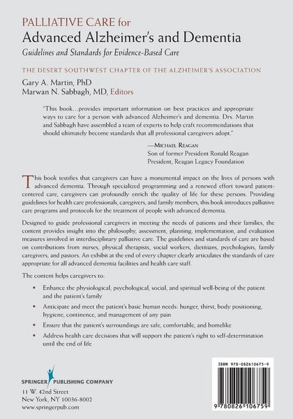 Produktbild: Palliative Care for Advanced Alzheimer's and Dementia