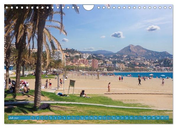 Produktbild: Malaga Highlights der Stadt an der Costa del Sol (Wandkalender 2027 DIN A4 quer), CALVENDO Monatskalender