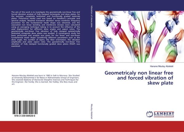 Produktbild: Geometricaly non linear free and forced vibration of skew plate