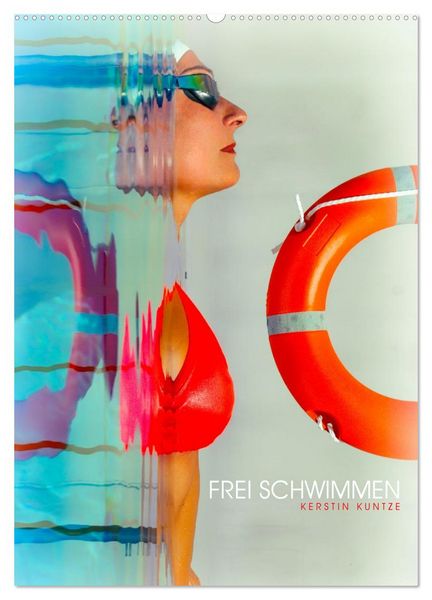 FREI SCHWIMMEN (Wandkalender 2026 DIN A2 hoch), CALVENDO Monatskalender