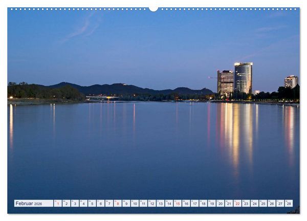 Produktbild: BONN f&uuml;r Nachtschw&auml;rmer (Wandkalender 2026 DIN A2 quer), CALVENDO Monatskalender