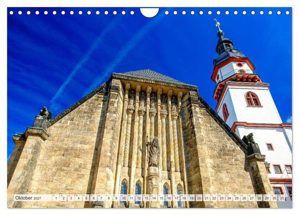 Produktbild: Ein Blick auf Chemnitz in Farbe (Wandkalender 2027 DIN A4 quer), CALVENDO Monatskalender