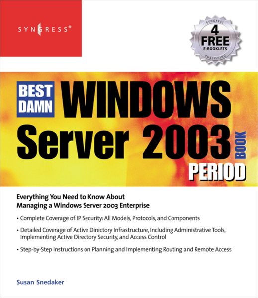 Produktbild: The Best Damn Windows Server 2003 Book Period