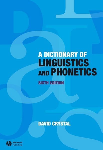 Produktbild: A Dictionary of Linguistics and Phonetics