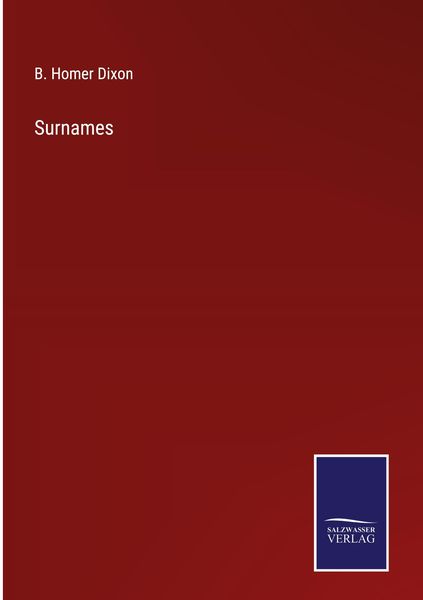 Produktbild: Surnames