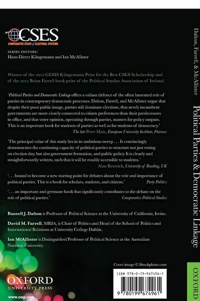 Produktbild: Political Parties and Democratic Linkage