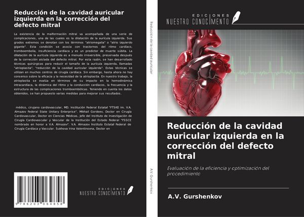 Produktbild: Reducci&oacute;n de la cavidad auricular izquierda en la correcci&oacute;n del defecto mitral