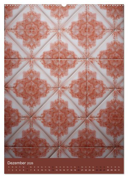 Produktbild: Portugiesischer Fliesen - Azulejos f&uuml;r Fliesenleger, Kunst- und Portugal-Liebhaber (hochwertiger Premium Wandkalender 2026 DIN A2 hoch), Kunstdruck in Hochglanz