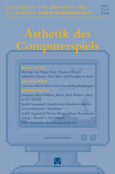 Produktbild: &Auml;sthetik des Computerspiels