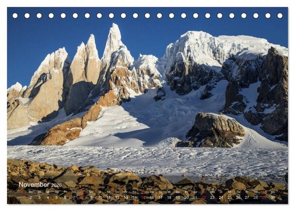 Produktbild: Majest&auml;tische Berge Cerro Torre Patagonien (Tischkalender 2026 DIN A5 quer), CALVENDO Monatskalender