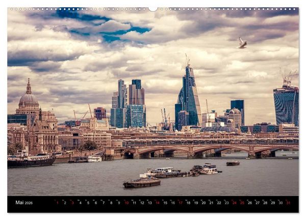 Produktbild: Weltmetropole London (Wandkalender 2026 DIN A2 quer), CALVENDO Monatskalender
