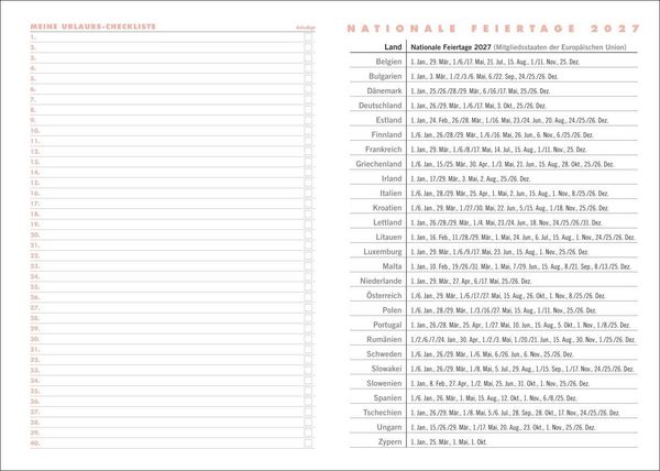 Produktbild: Lady Terminkalender A6 2027