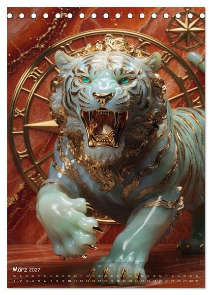 Produktbild: ZODIAK JADE IMPERIAL (Tischkalender 2027 DIN A5 hoch), CALVENDO Monatskalender