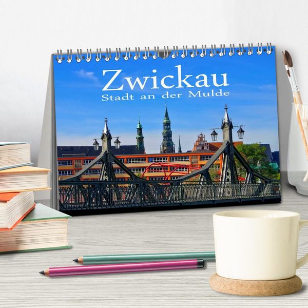 Produktbild: Zwickau - Stadt an der Mulde (Tischkalender 2026 DIN A5 quer), CALVENDO Monatskalender