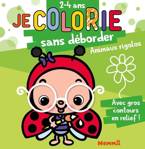 Produktbild: Animaux rigolos : je colorie sans d&eacute;border : 2-4 ans