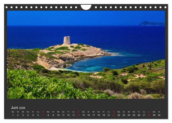 Produktbild: Sardinien - Traumstr&auml;nde am Mittelmeer (Wandkalender 2026 DIN A4 quer), CALVENDO Monatskalender