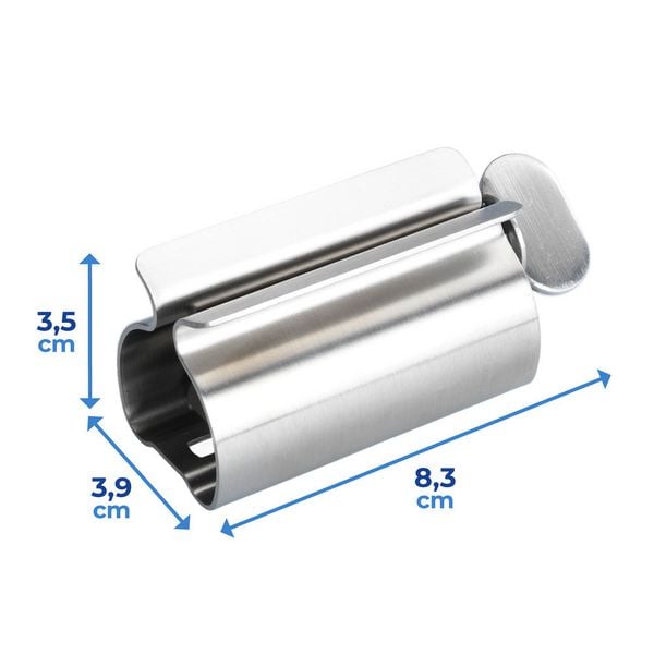 Produktbild: Tubenpresse EDELSTAHL, 3er Set, Tuben restlos entleeren