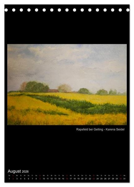 Produktbild: Kunstkalender der Moerser Palette e.V. (Tischkalender 2026 DIN A5 hoch), CALVENDO Monatskalender
