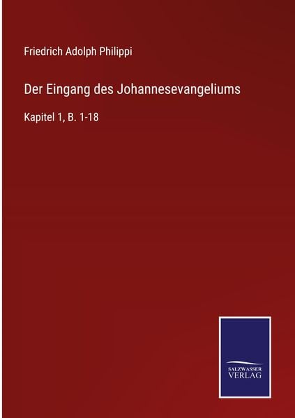 Produktbild: Der Eingang des Johannesevangeliums