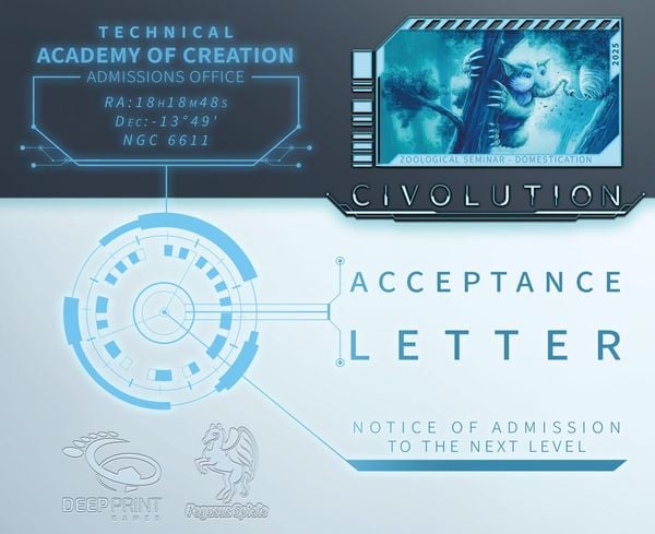 Produktbild: Civolution: Acceptance Letter [Erweiterung] (Deep Print Games) (English Edition)