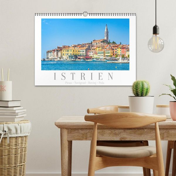 Produktbild: Istrien - Piran &bull; Novigrad &bull; Rovinj &bull; Pula (Wandkalender 2026 DIN A3 quer), CALVENDO Monatskalender