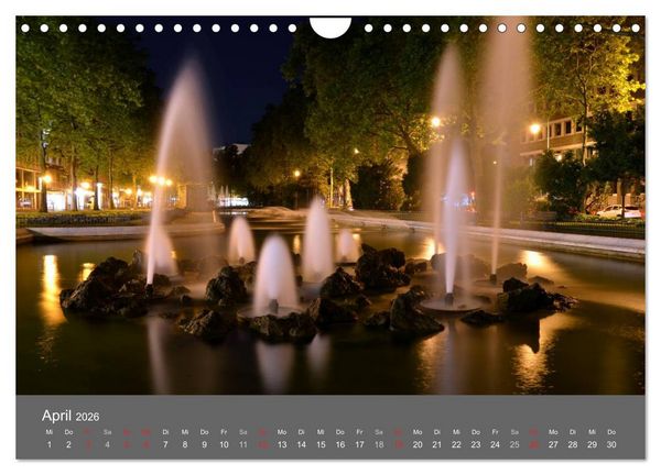 Produktbild: K&Ouml;LN BEI NACHT (Wandkalender 2026 DIN A4 quer), CALVENDO Monatskalender