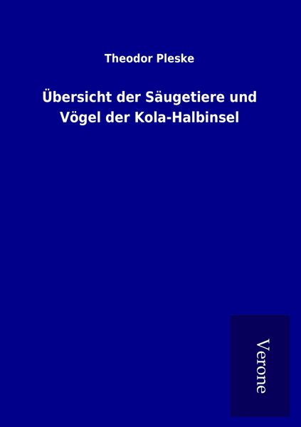 Produktbild: &Uuml;bersicht der S&auml;ugetiere und V&ouml;gel der Kola-Halbinsel