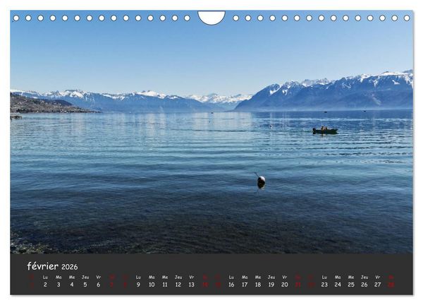 Produktbild: Au fil de l'eau... LAC LEMAN (Calendrier mural 2026 DIN A4 vertical), CALVENDO calendrier mensuel