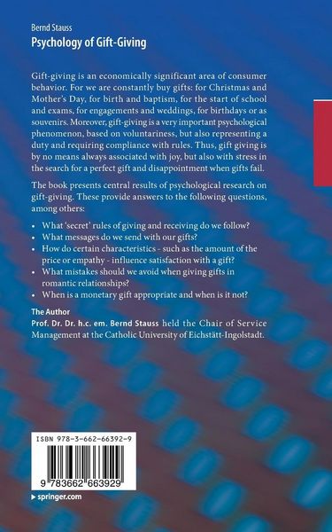 Produktbild: Psychology of Gift-Giving