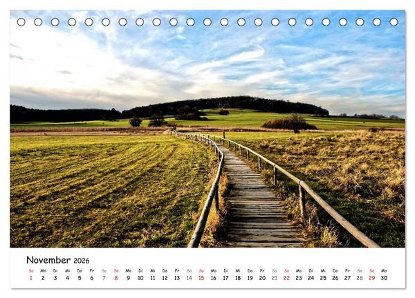 Produktbild: Impressionen von der Schw&auml;bischen Alb (Tischkalender 2026 DIN A5 quer), CALVENDO Monatskalender
