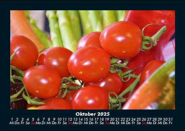 Produktbild: Gem&uuml;sekalender 2025 Fotokalender DIN A5