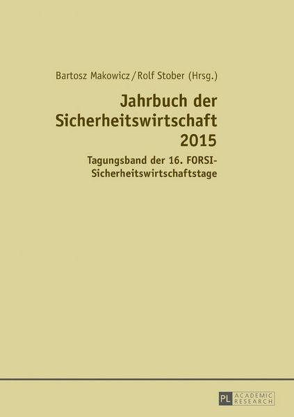Produktbild: Jahrbuch der Sicherheitswirtschaft 2015