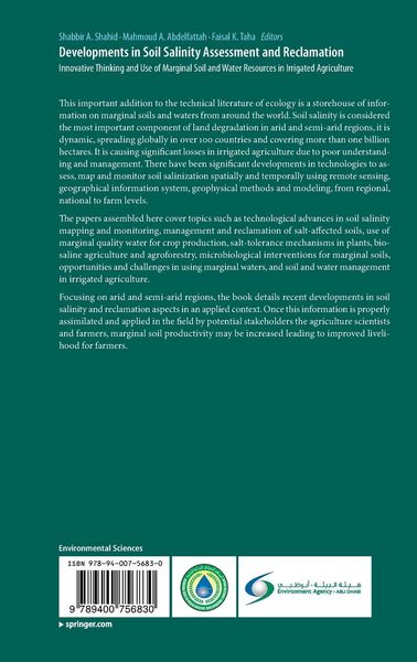 Produktbild: Developments in Soil Salinity Assessment and Reclamation